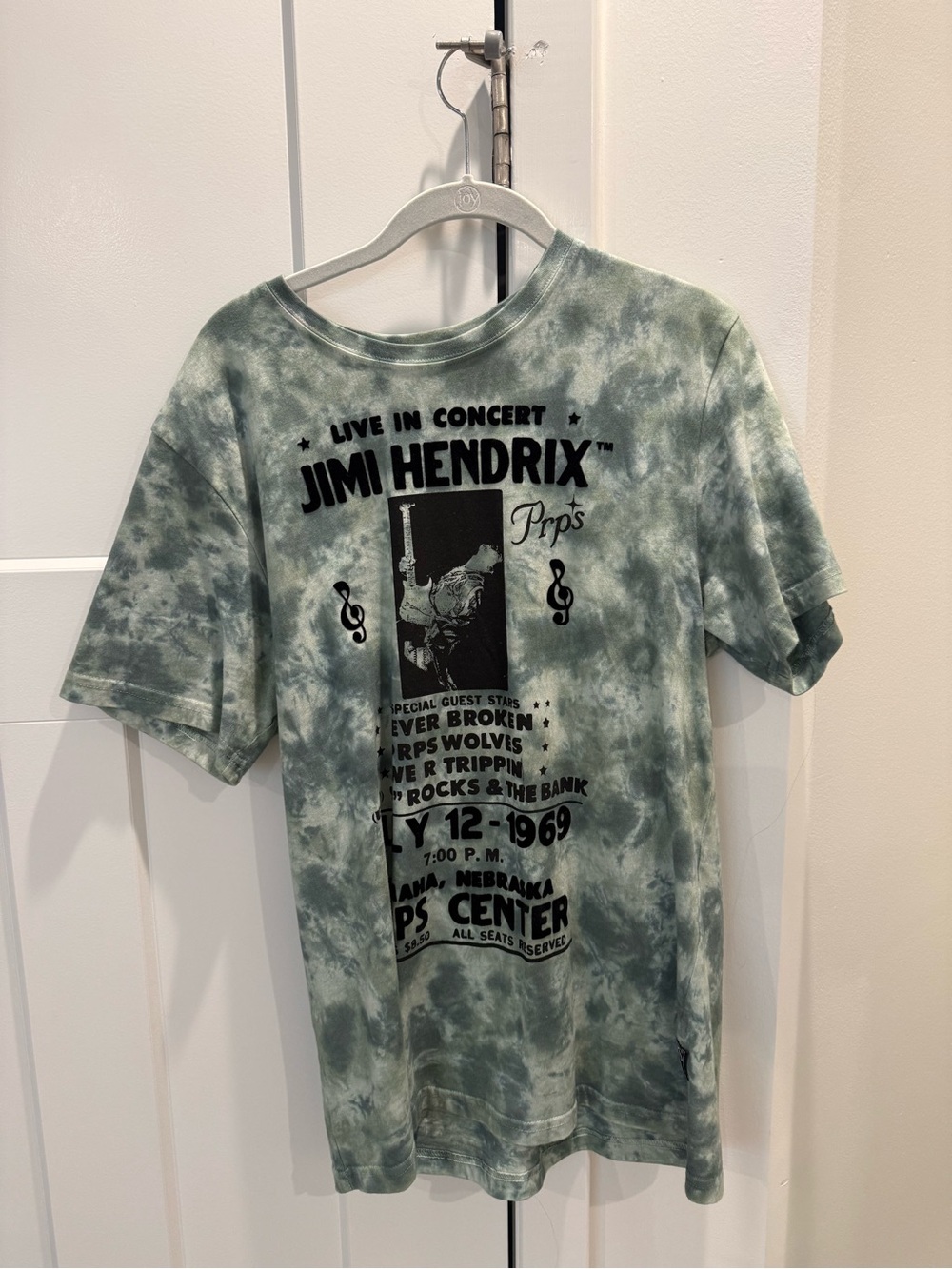 PRPS Tie-Dye Jimi Hendrix Graphic Tee - Green